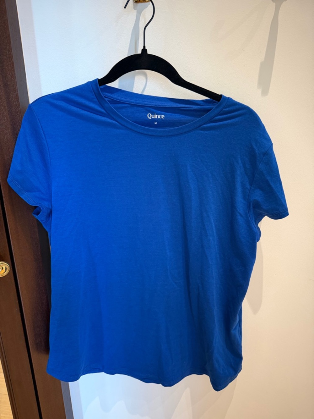 Quince Women’s Classic Crew Neck T-Shirt in Royal Blue